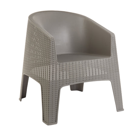 Kit 4 Poltronas de Piscina e Jardim Rattan Ibiza