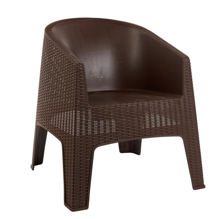 Kit 4 Poltronas de Piscina e Jardim Rattan Ibiza