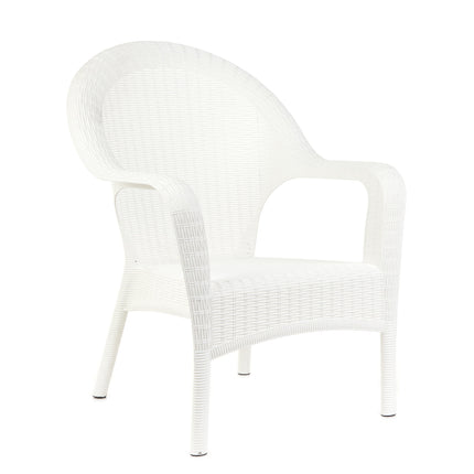 Kit 4 Poltronas de Jardim Rattan Qatar + Mesa Capri