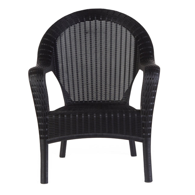 Kit 4 Poltronas de Jardim Rattan Qatar + Mesa Capri