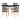 Mesa Redonda Eames Madeira 100cm + Cadeiras Windsor - Garden Life BR