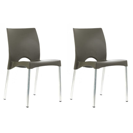 Kit 2 Cadeiras de Design Boston Exterior