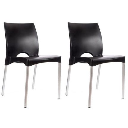 Kit 2 Cadeiras de Design Boston Exterior