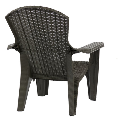 Kit 2 Poltronas Roma De Rattan Sintetico Piscina E Jardim