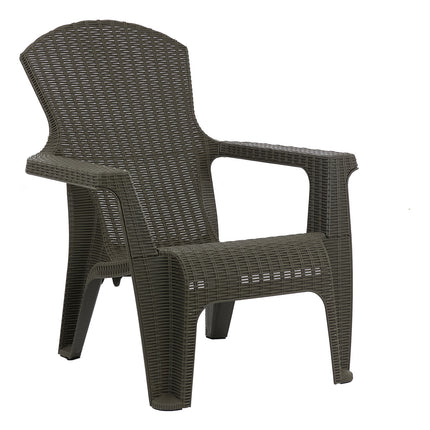 Kit 2 Poltronas Roma De Rattan Sintetico Piscina E Jardim