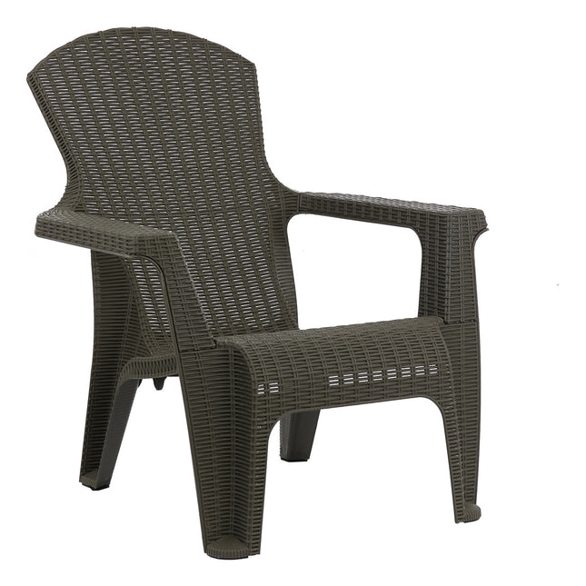 Kit 2 Poltronas Roma De Rattan Sintetico Piscina E Jardim