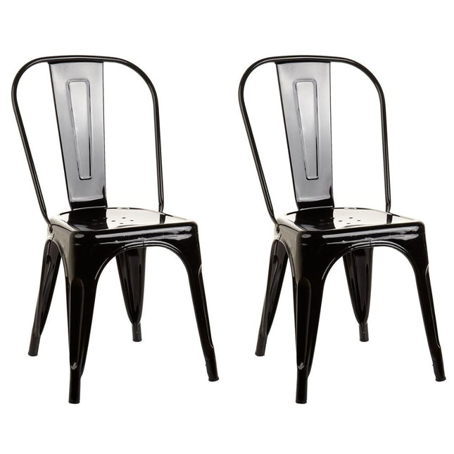 Kit 2 Cadeiras de Design Linha Tolix Metal