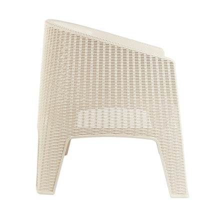 Kit 2 Poltronas de Piscina e Jardim Rattan Ibiza