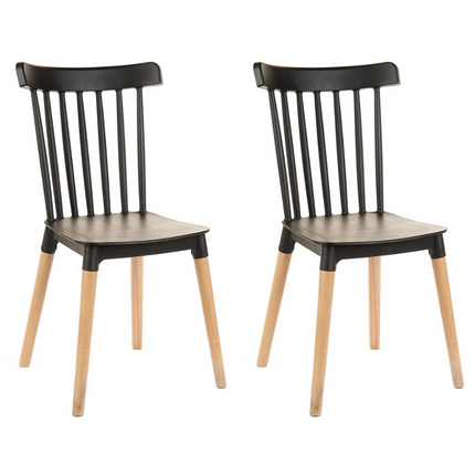 Kit 2 Cadeiras de Design Windsor