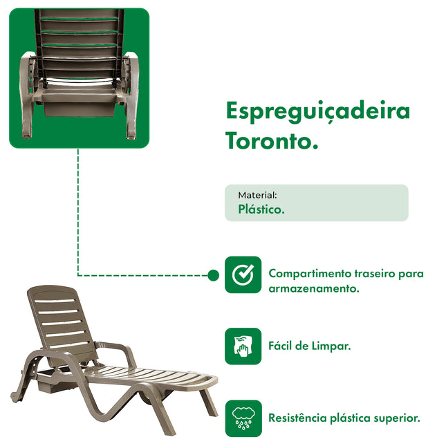 Espreguiçadeira Toronto