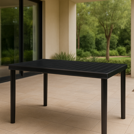 Mesa de Plástico Retangular 120x70 Bali