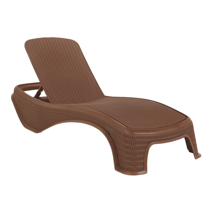Espreguiçadeira Dubai Premium Fibra Reclinável Praia Piscina