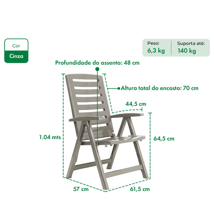 Poltrona Ipanema de 5 Posições