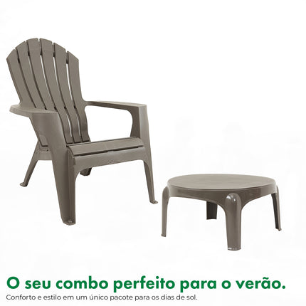 Kit 2 Poltronas Miami + Mesa Puket
