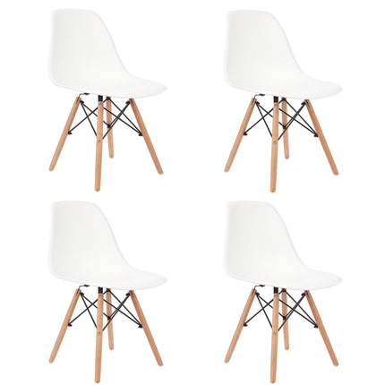 Kit 4 Cadeiras de Design Charles Eames