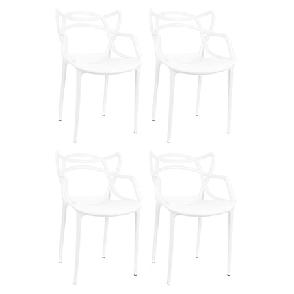 Kit 4 Cadeiras de Design Allegra Interior e Exterior