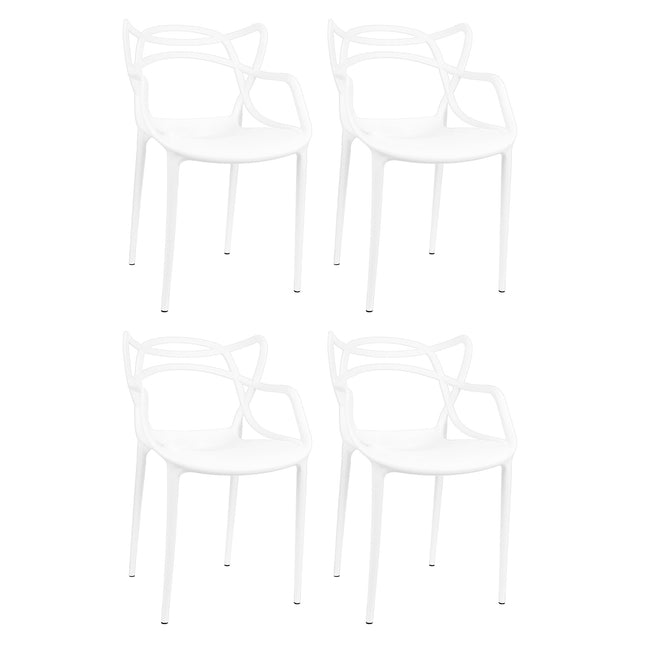 Kit 4 Cadeiras de Design Allegra Interior e Exterior