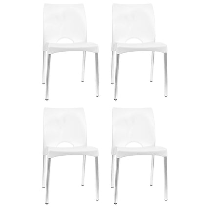 Kit 4 Cadeiras de Design Boston Exterior