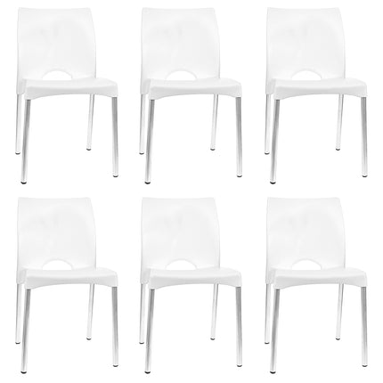 Kit 6 Cadeiras de Design Boston Exterior
