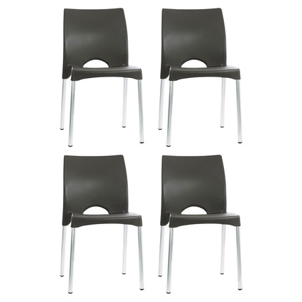 Kit 4 Cadeiras de Design Boston Exterior