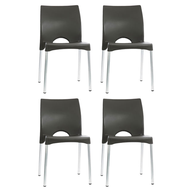 Kit 4 Cadeiras de Design Boston Exterior