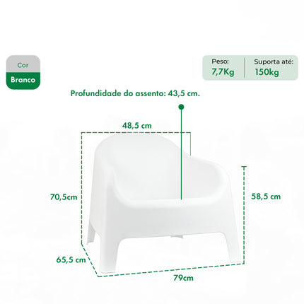 Kit 2 Poltronas Skarpo