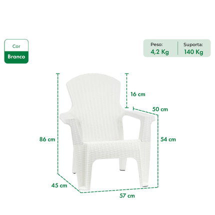 Poltrona Rattan Roma