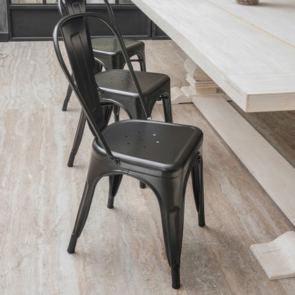 Kit 6 Cadeiras de Design Linha Tolix Metal