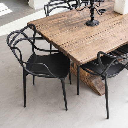 Kit 2 Cadeiras de Design Allegra Interior e Exterior
