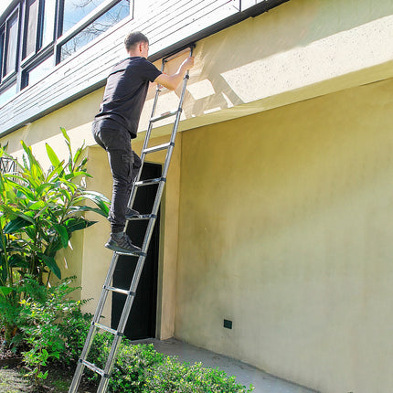 Escada Telescópica Extensiva - 11 Degraus - 3,20 Metros