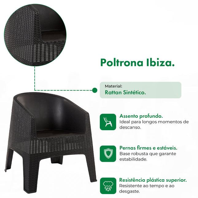 Poltrona Rattan Ibiza