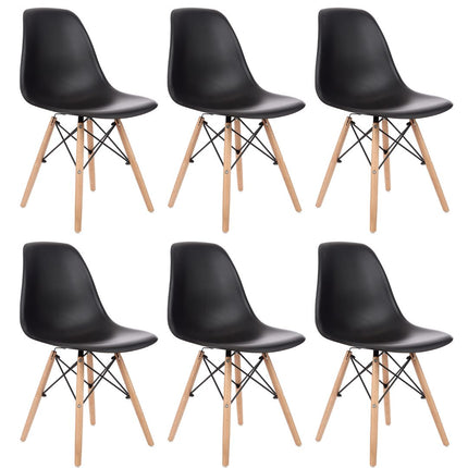 Kit 6 Cadeiras de Design Charles Eames