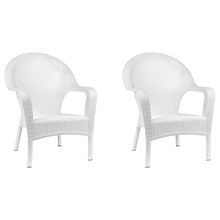 Kit 2 Poltronas de Jardim Rattan Qatar
