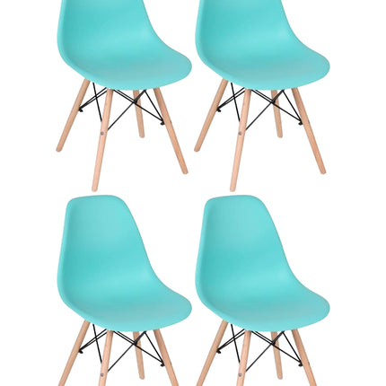 Kit 4 Cadeiras de Design Charles Eames