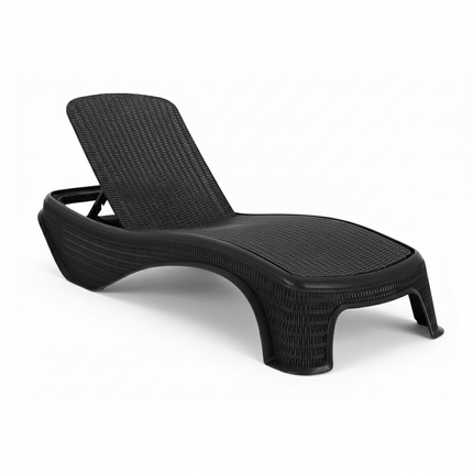 Espreguiçadeira Dubai Premium Fibra Reclinável Praia Piscina