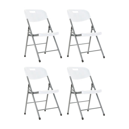 Kit 4 Cadeiras Paris Dobráveis Branca