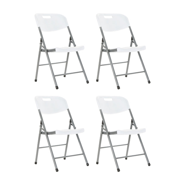 Kit 4 Cadeiras Paris Dobráveis Branca